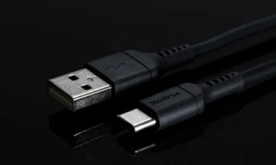 کابل شارژ و دیتا Type-c به USB-A برند هادرون مدل HTC-A-C01 کامپوننتور