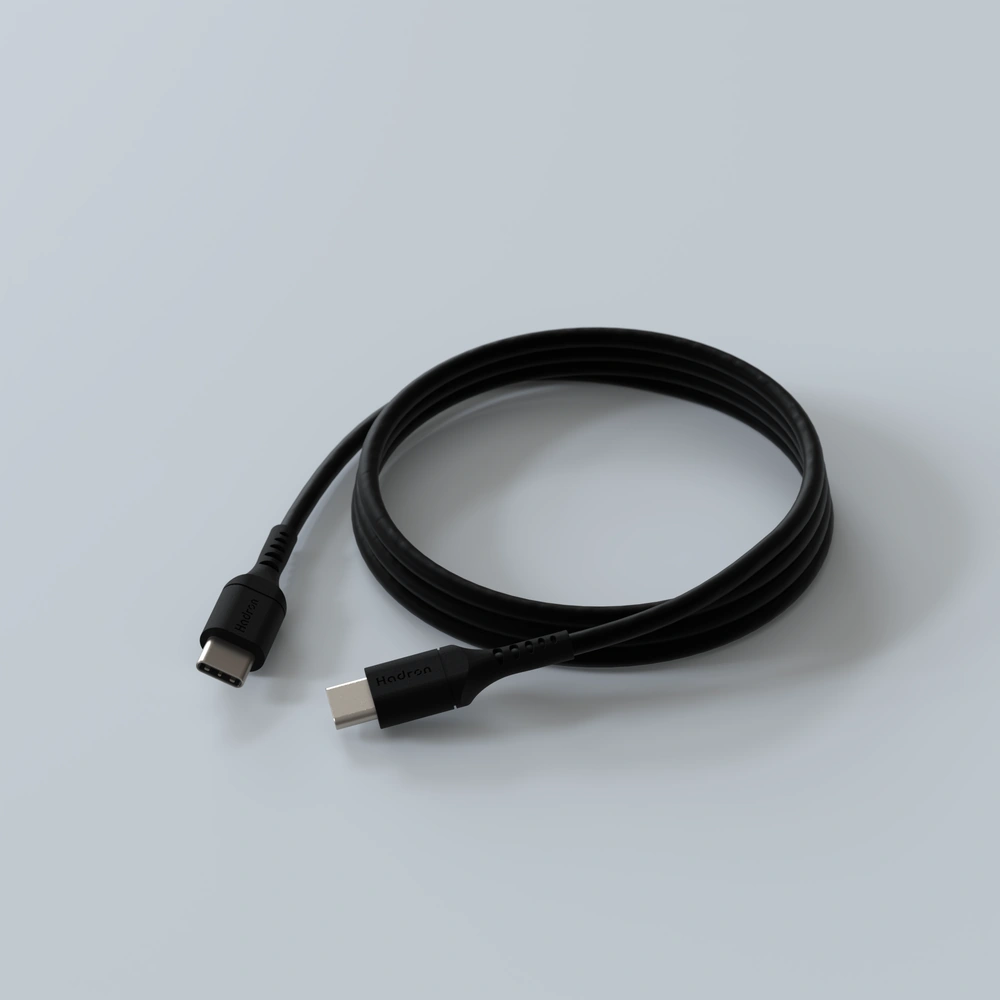 کابل شارژ و دیتا Type-c به Type-c برند هادرون مدل HTC-C-C01 کامپوننتور کابل شارژ و دیتا Type-c به Type-c برند هادرون مدل HTC-C-C01 کامپوننتور