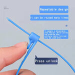 بست کمربندی مدل بازشو سایز 7.8×200 میلی‌متر (بسته 100 عددی) - کامپوننتور